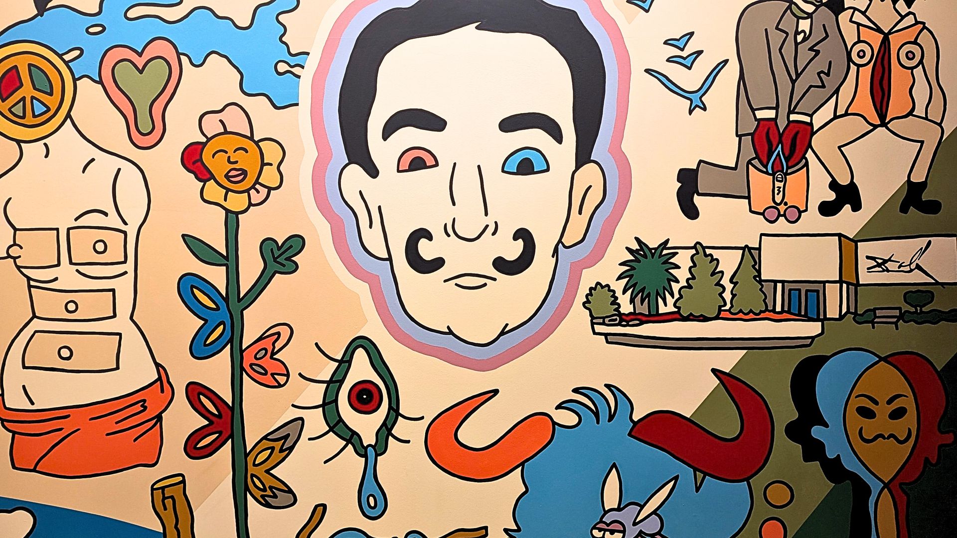 Dalí Museum unveils new murals exhibit - Axios Tampa Bay