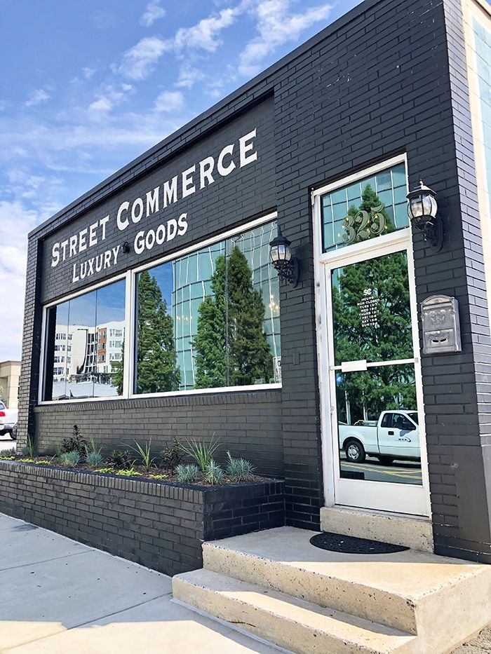 street commerce consignment boutique uptown front
