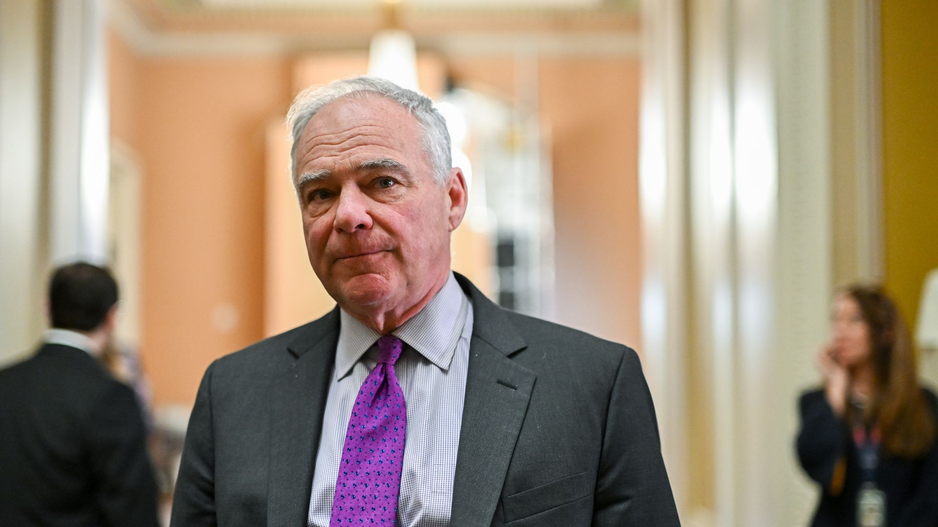 Sen. Tim Kaine at the U.S. Capitol on March 3. 