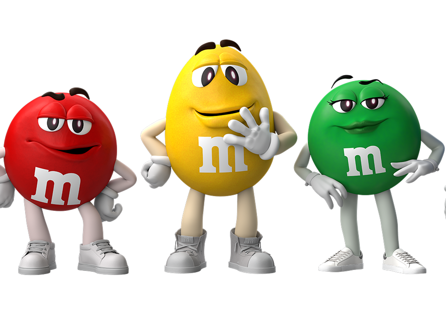 Mars Rebrands M&M's Characters, Swapping High-Heels for Sneakers