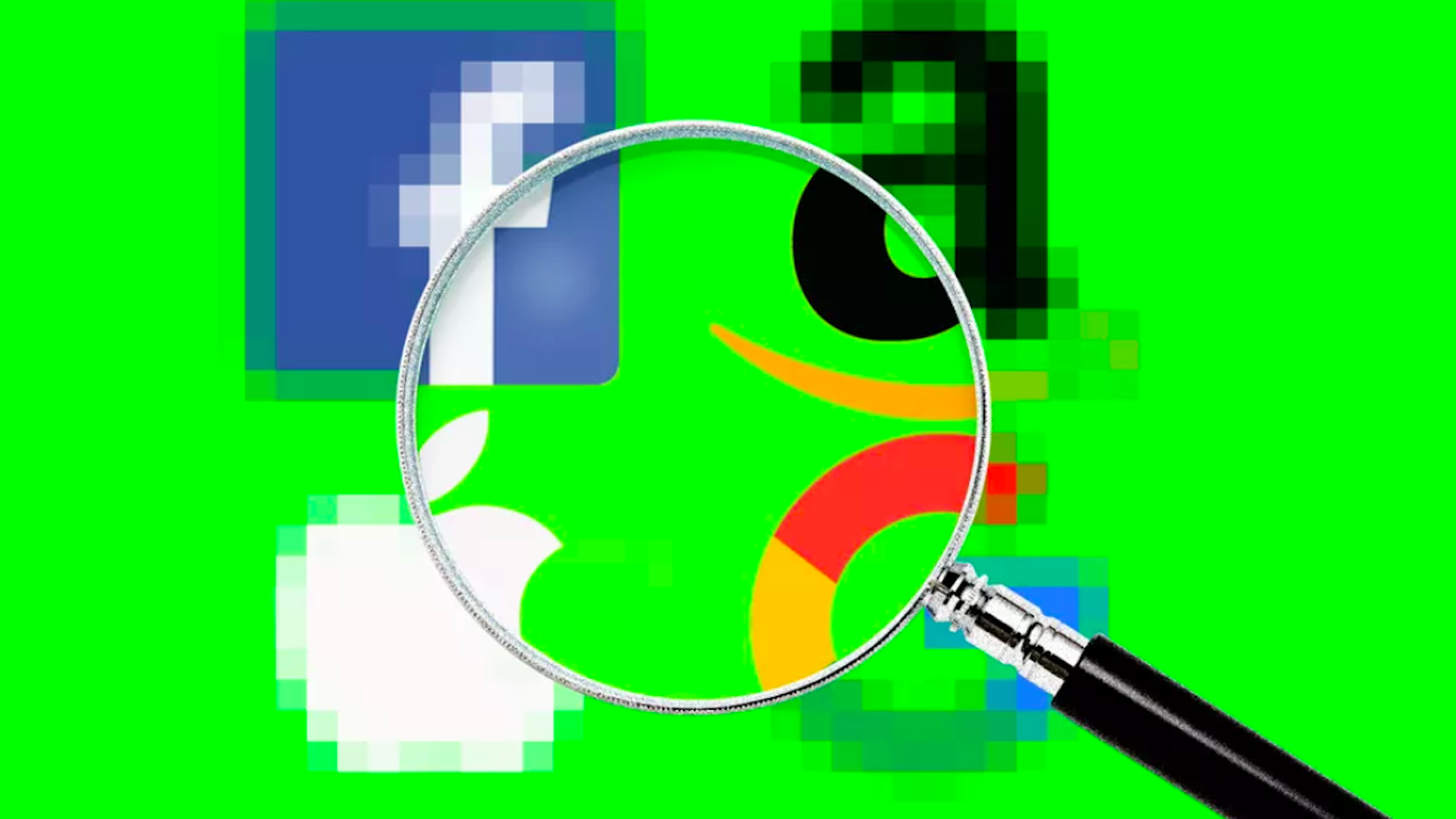 Big tech with a magnifying glass