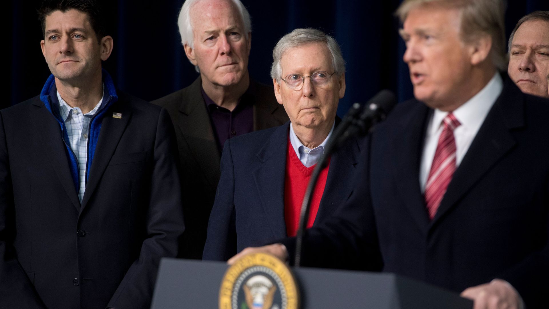 President Trump and GOP leadership