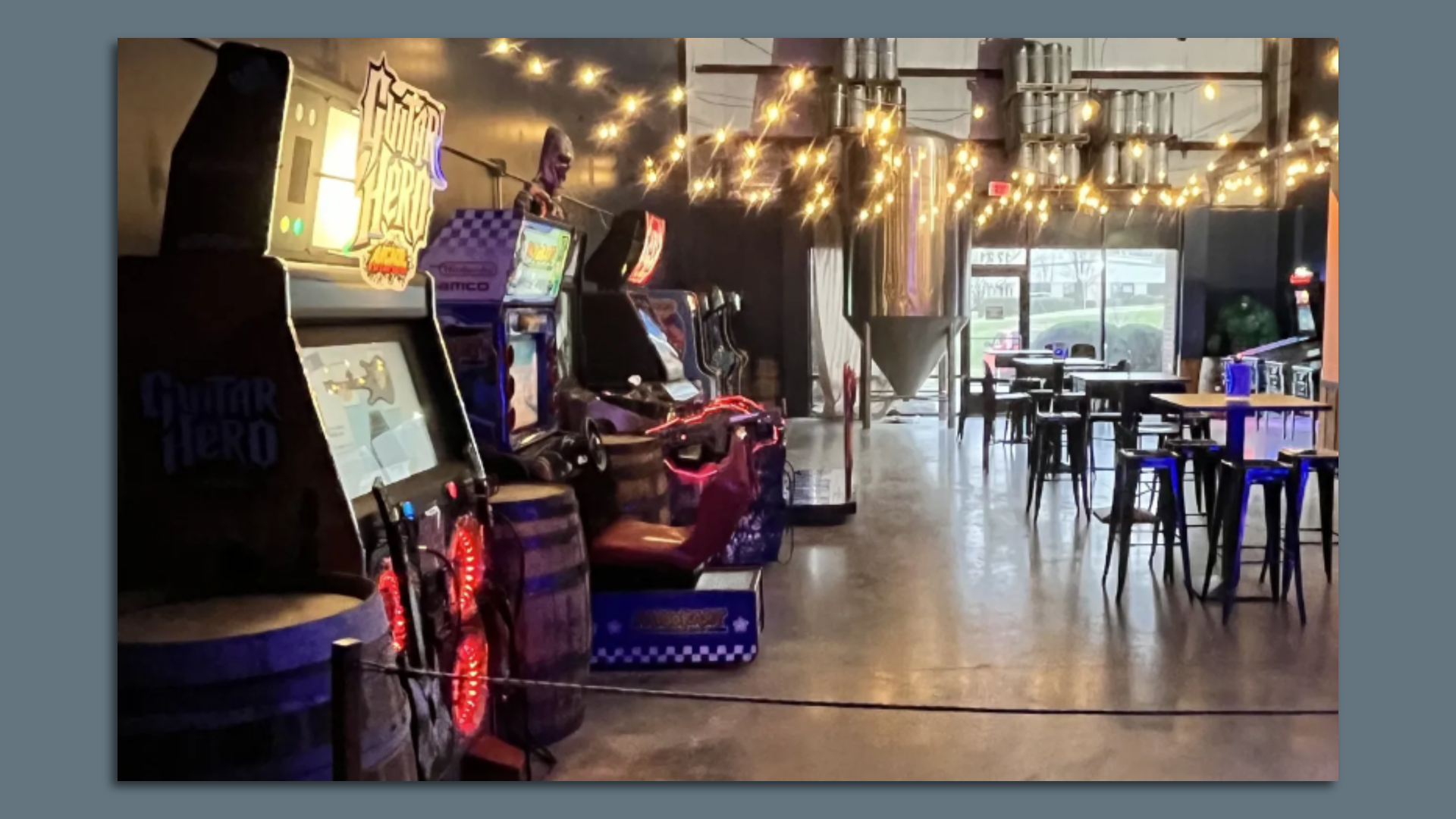 A wall of video games 