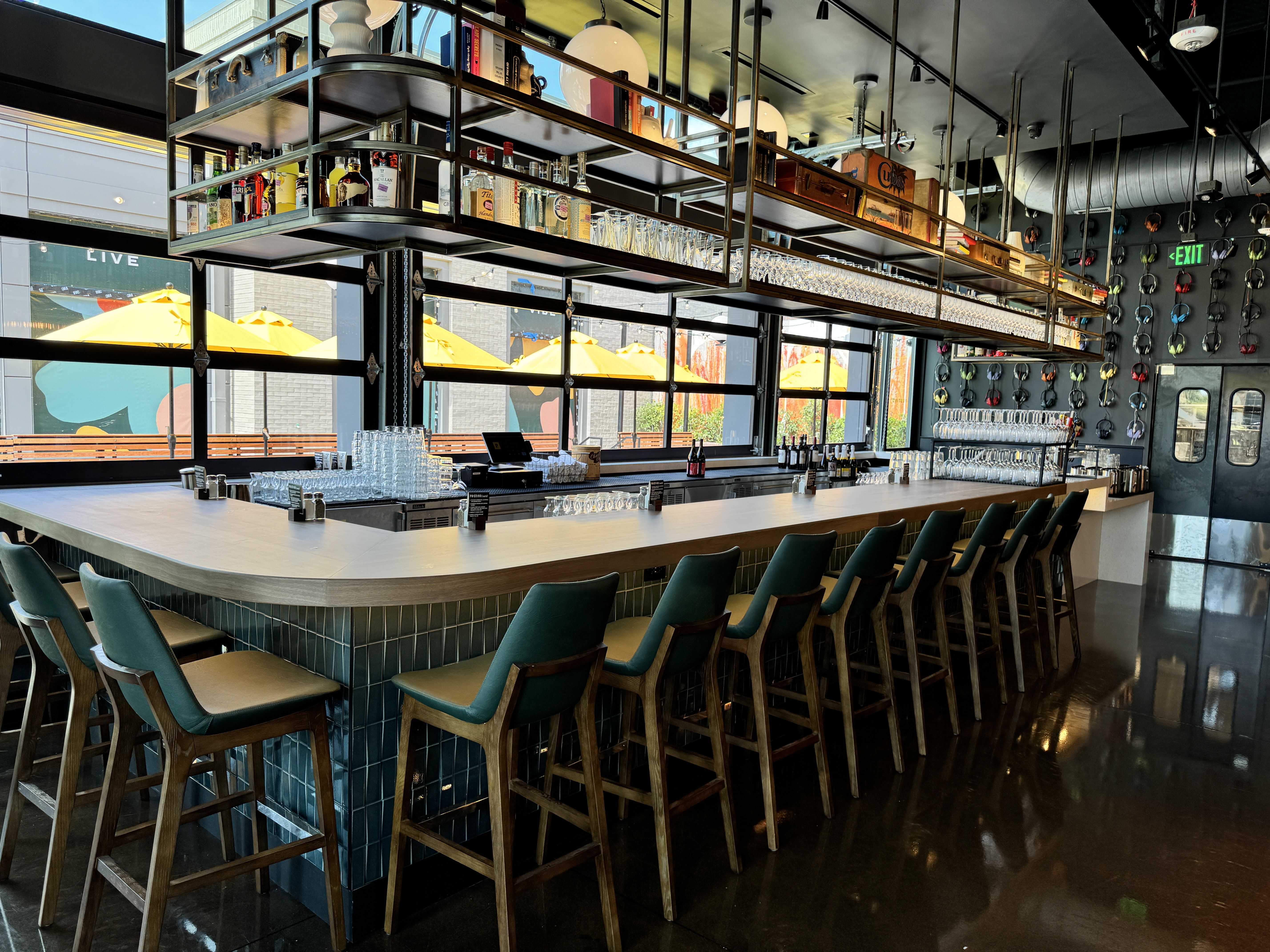 bar inside a restaurant