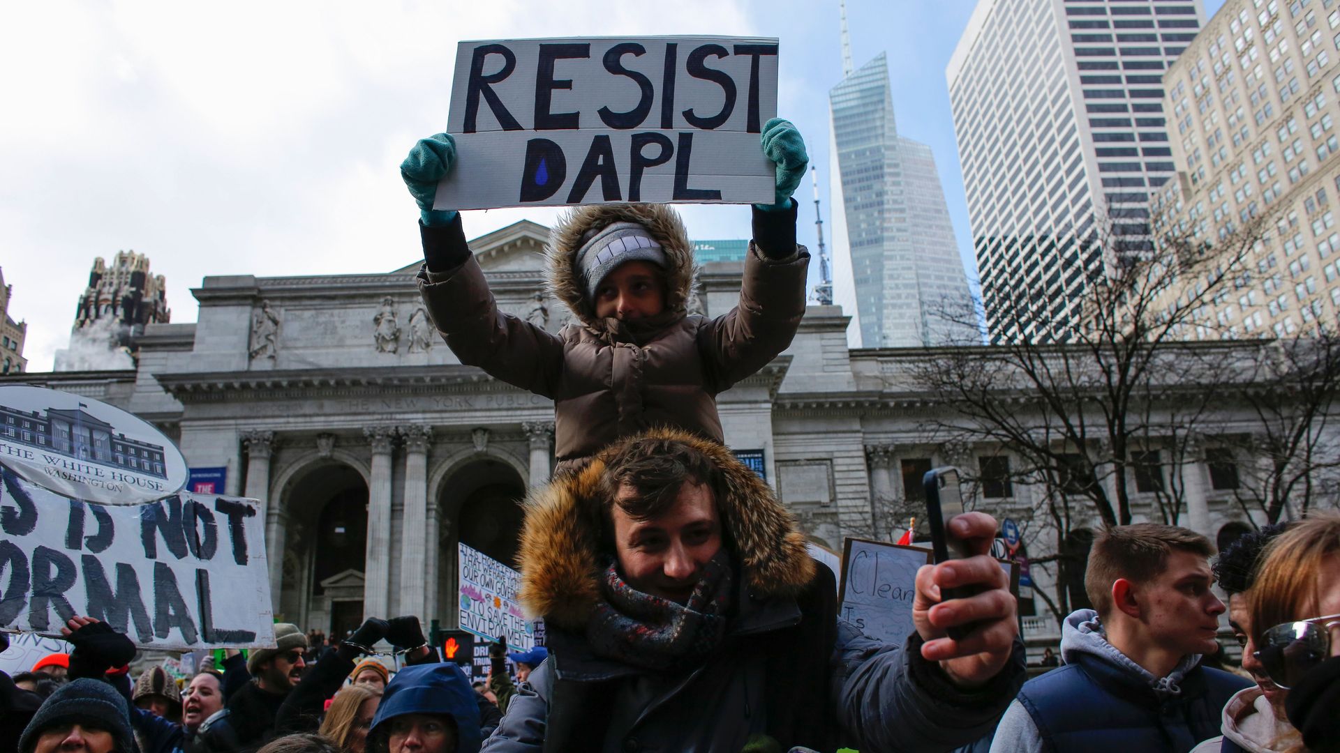 DAPL protesters.