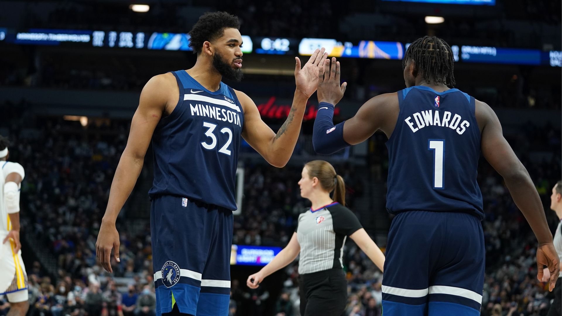 KAT and Anthony Edwards