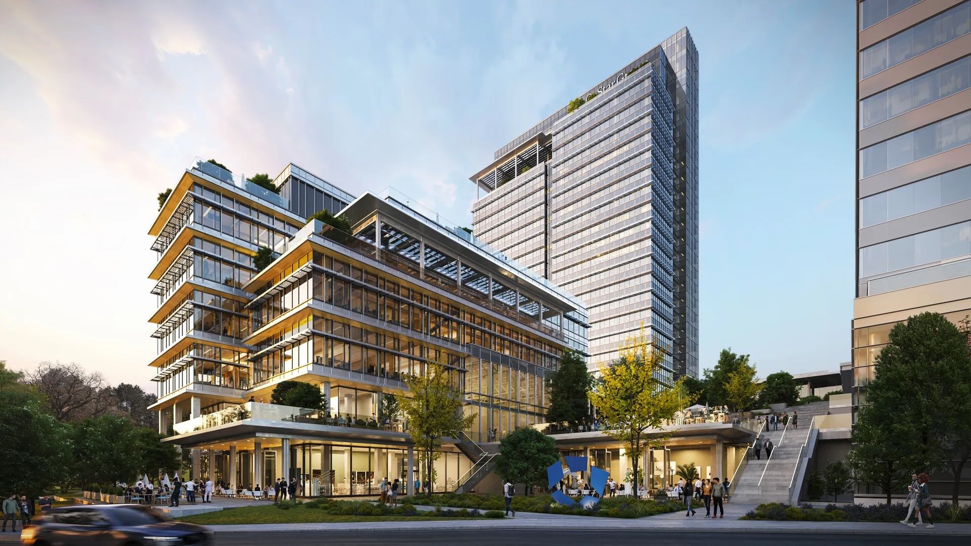 A rendering of CoStar's office complex at 600 Tredegar St. Image: Courtesy of CoStar Group