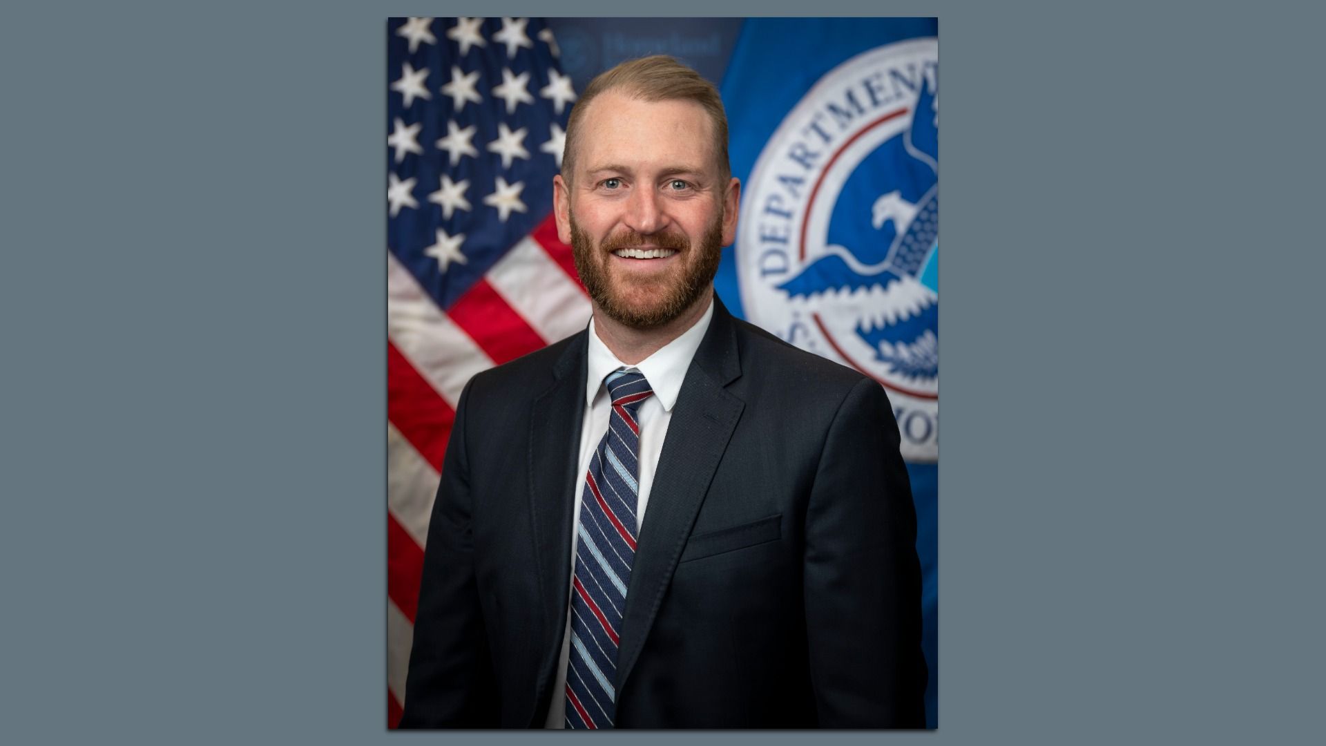 James Percival Official Portrait at DHS Headquarters (Photo by Mikaela McGee) (DHS Photo by Mikaela McGee/Released)