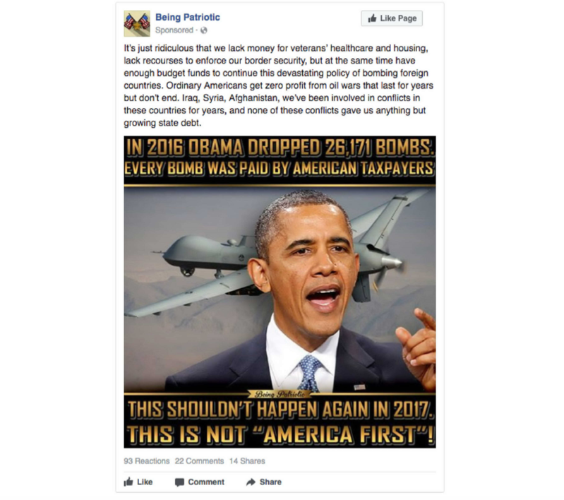 An anti-Obama Russian propaganda ad