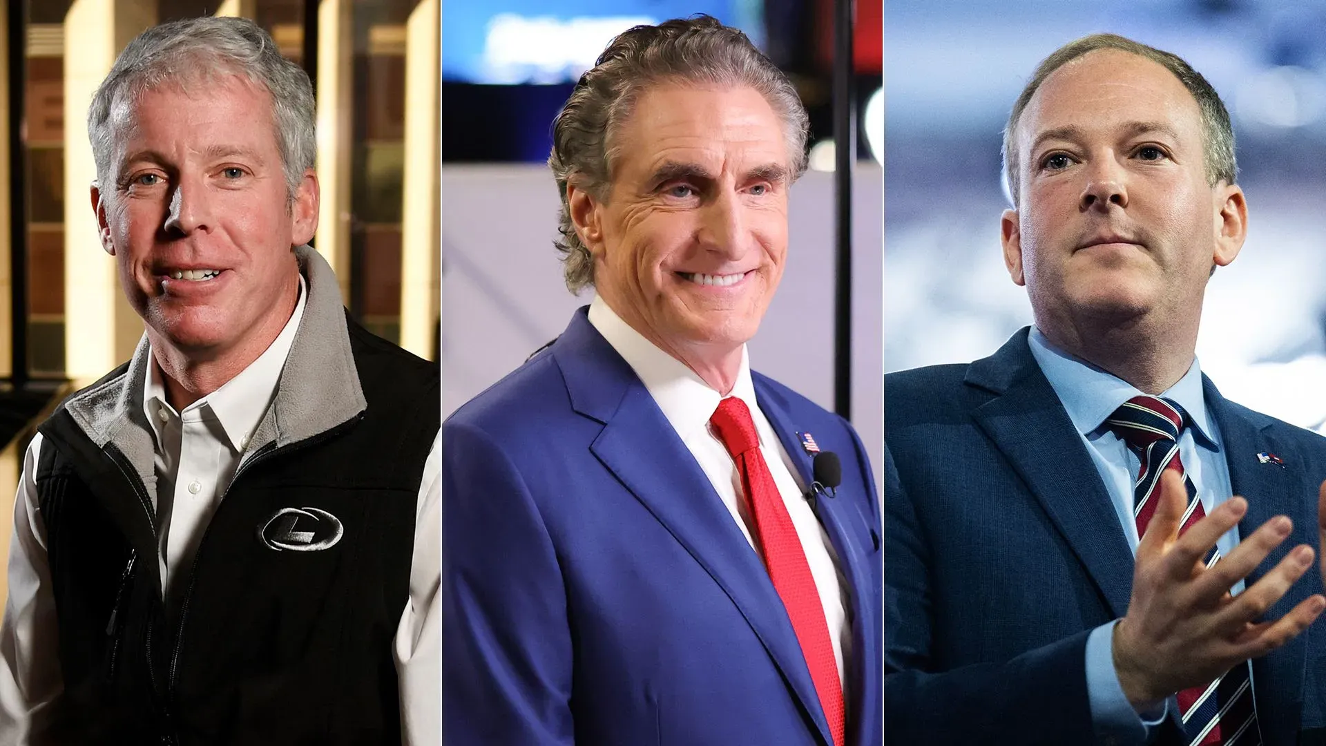 Chris Wright, Doug Burgum, Lee Zeldin