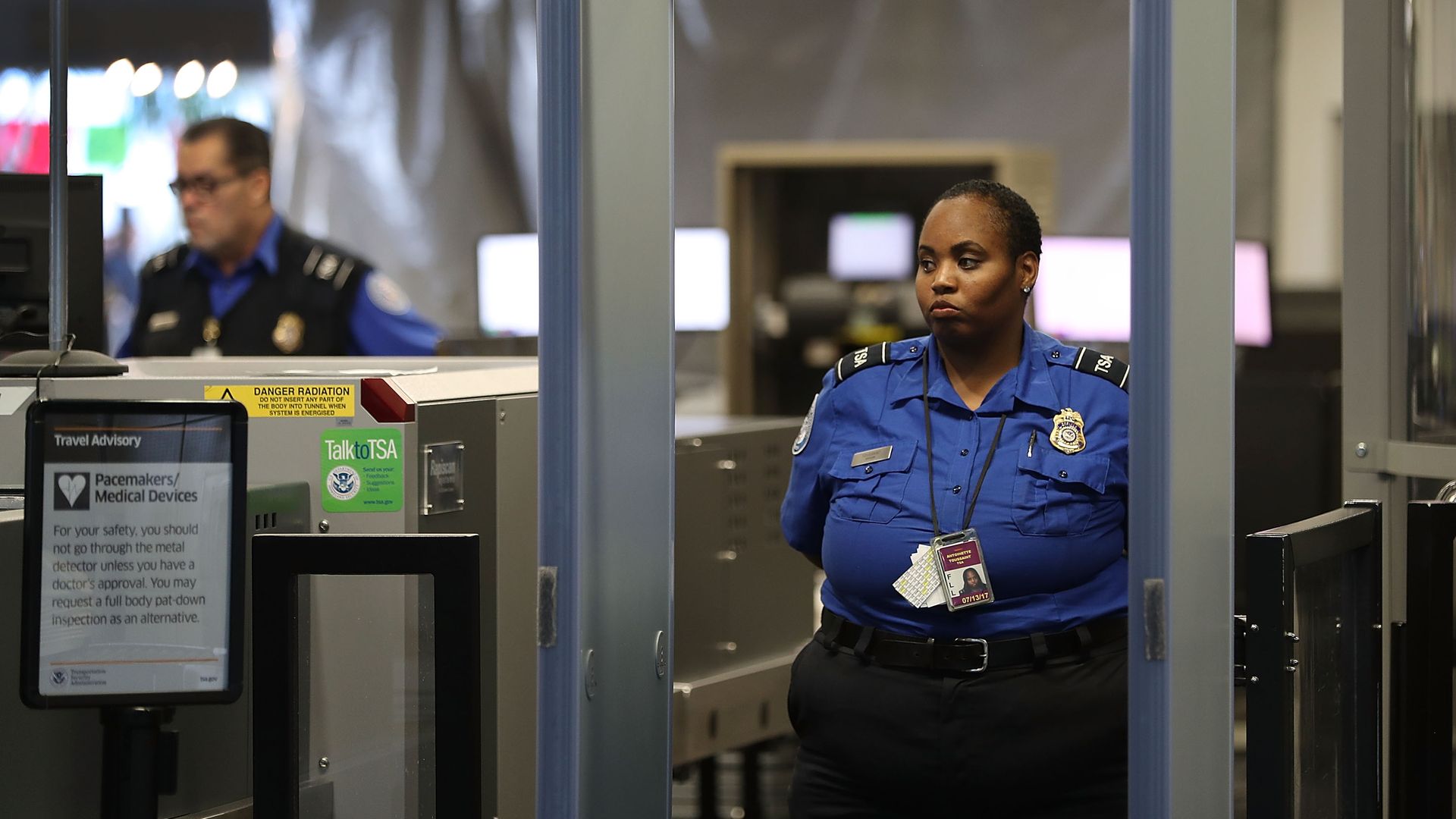 A TSA agent