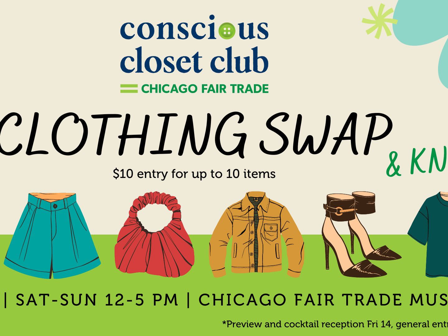 Trade in your clothes at Chicago Fair Trade Museum's clothing swap - Axios  Chicago