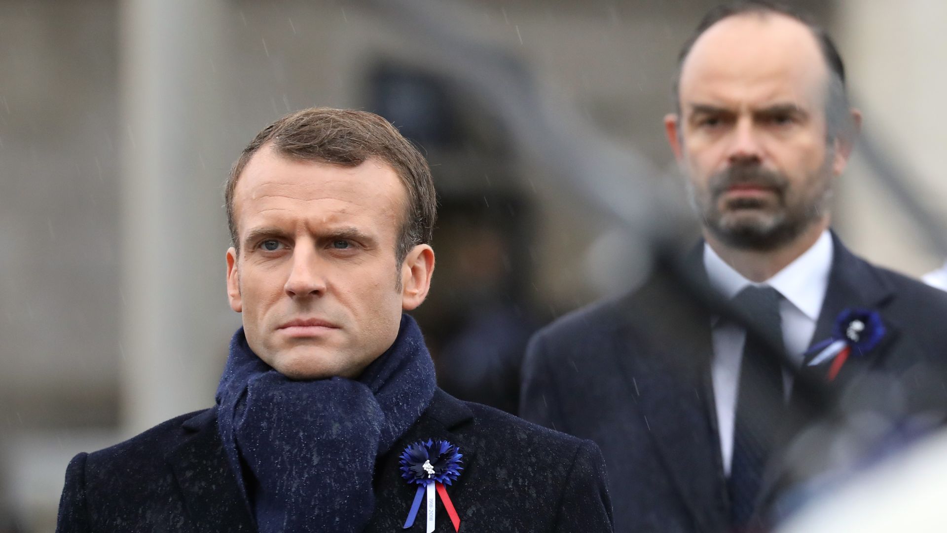 Macron at WWI ceremony: 