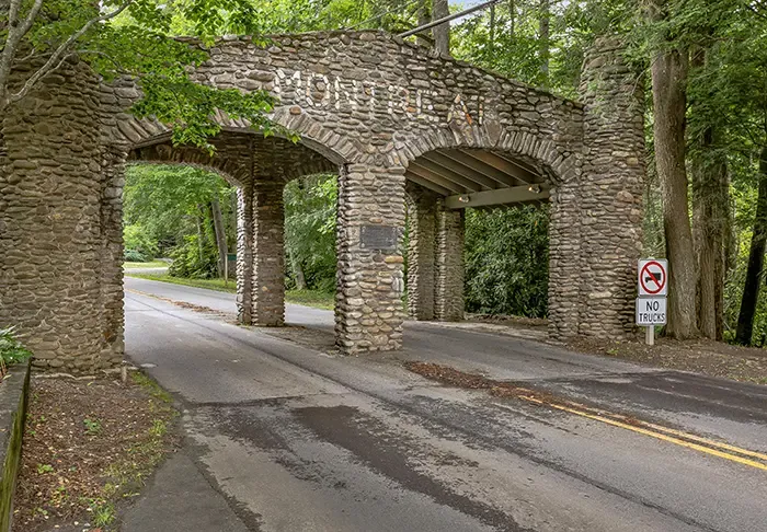 Billy Graham's house for sale Montreat NC bridge