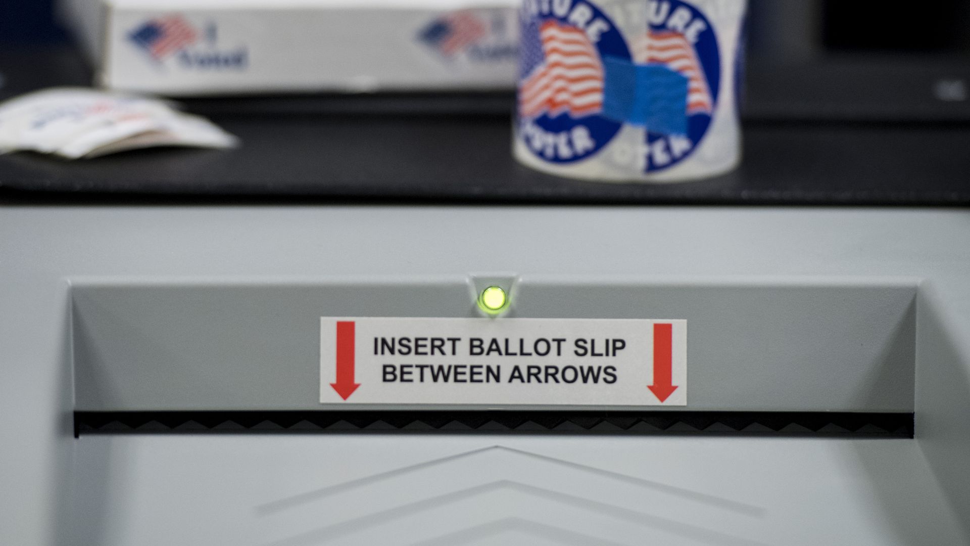 A voting machine