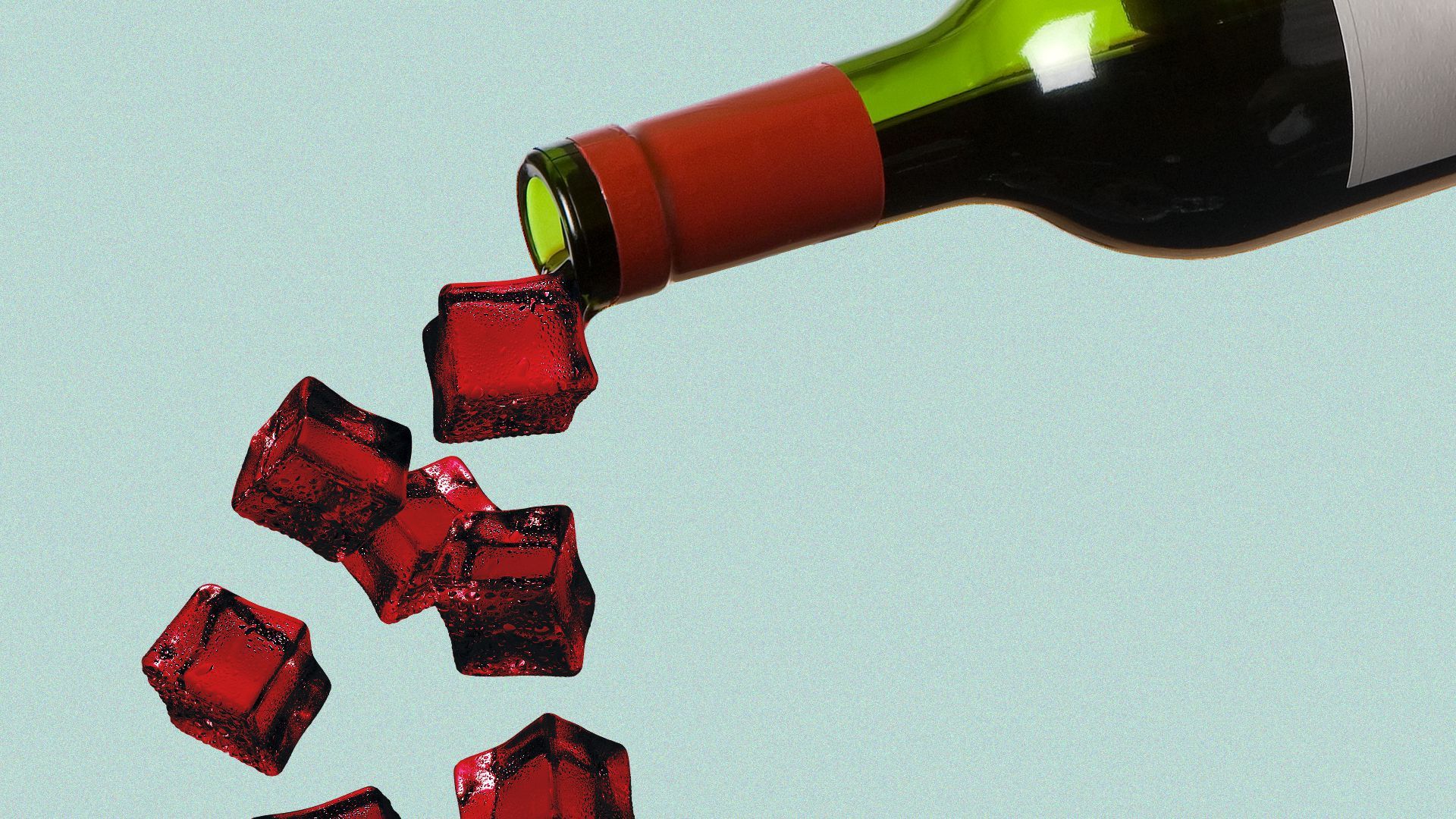 Illustration of a bottle of wine.