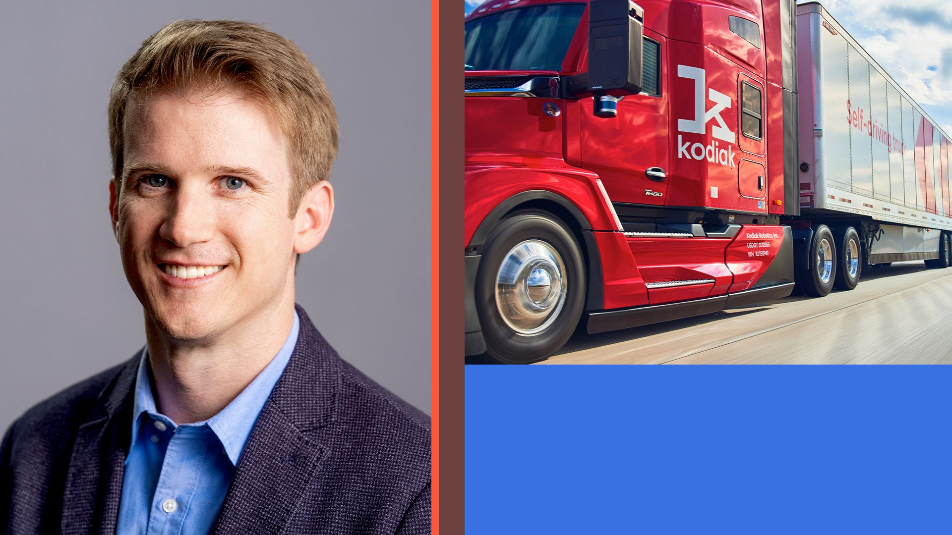 Photo illustration of Kodiak CEO Don Burnette. 