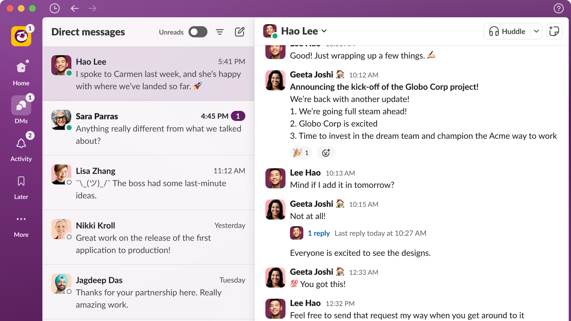 Slack messaging hotsell