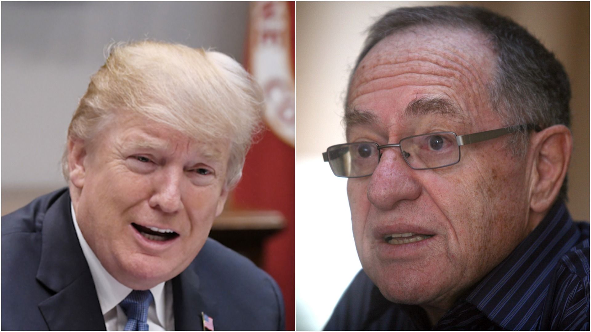 Donald Trump and Alan Dershowitz