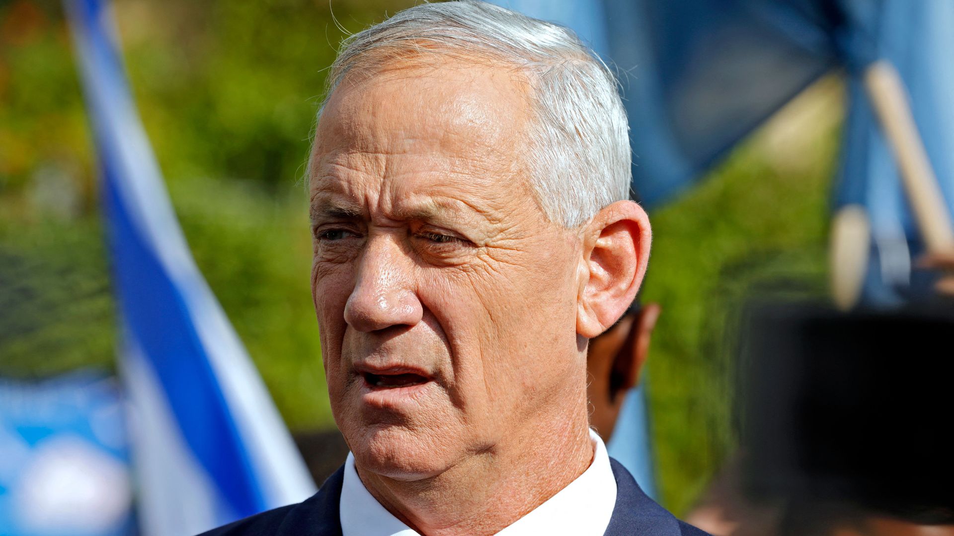 Israeli Defence Minister Benny Gantz. Photo: Jalaa Marey/AFP via Getty Images