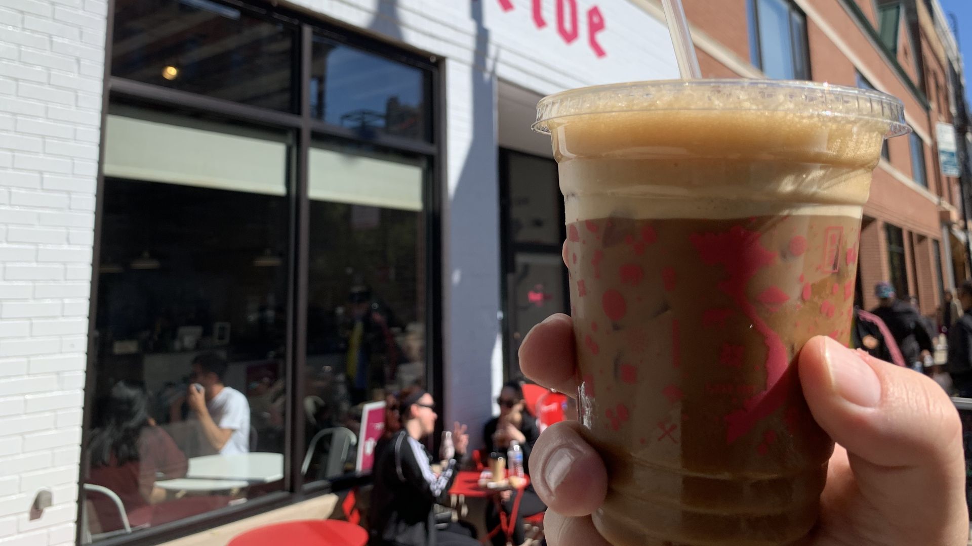 Iced coffee