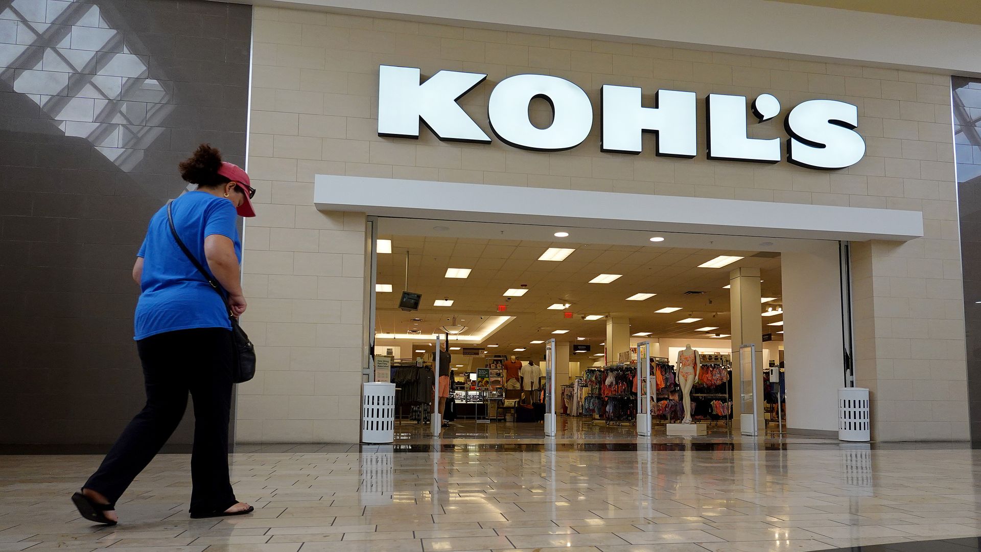 Kohl's storefront inside a mall