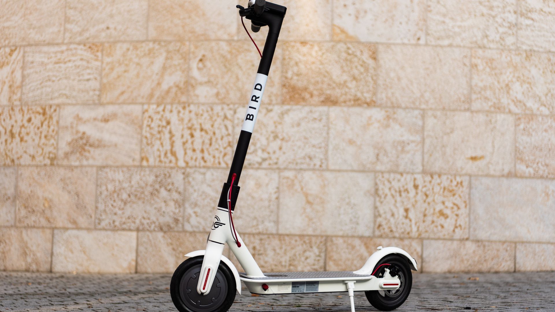 A Bird electric scooter in Germany. 