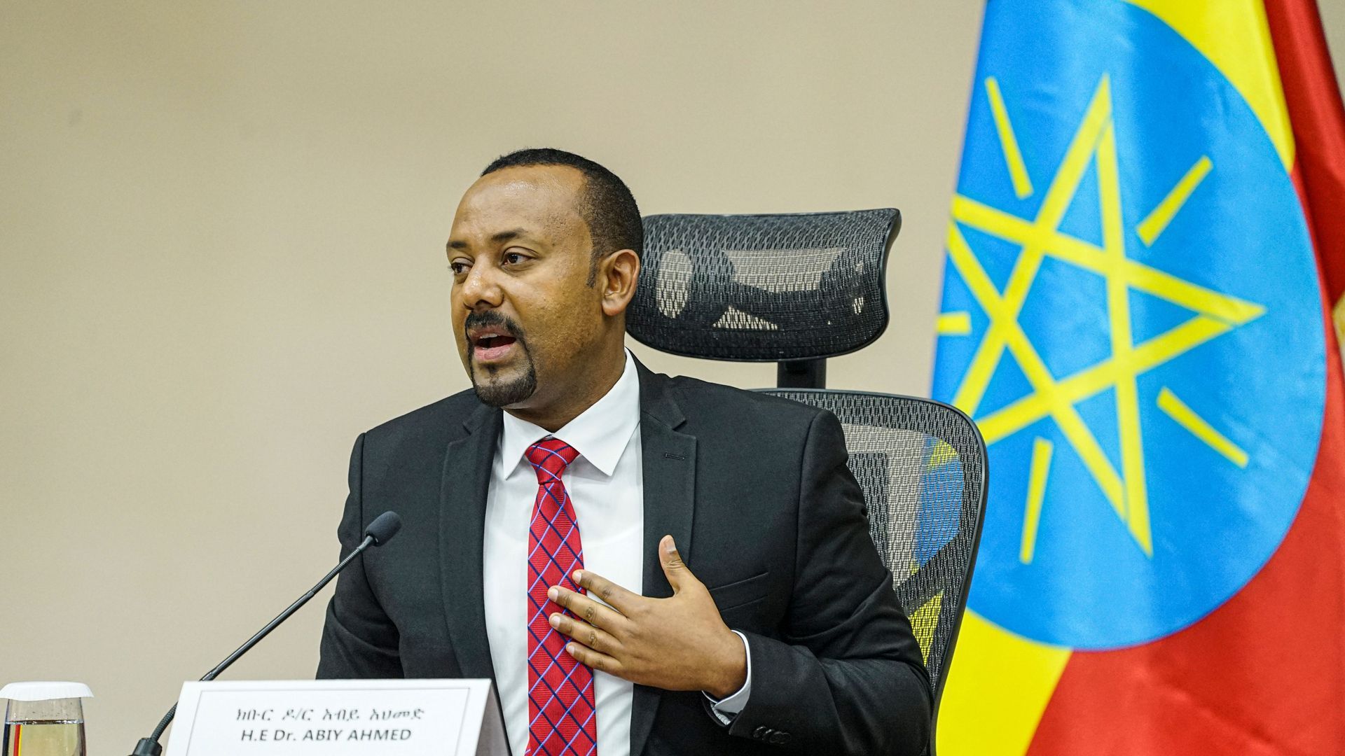 Abiy addresses parliament today. Photo: Amanuel Sileshi/AFP via Getty