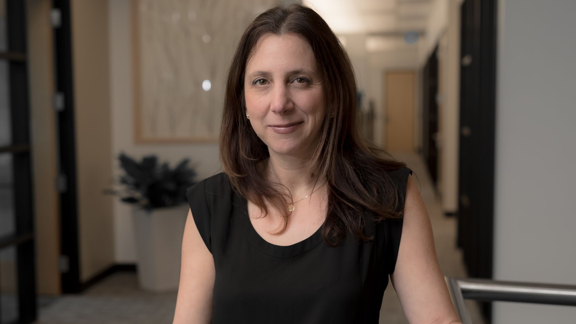Photo of Paula Goldman, who's the global lead for Omidyar Network’s Tech and Society Solutions Lab