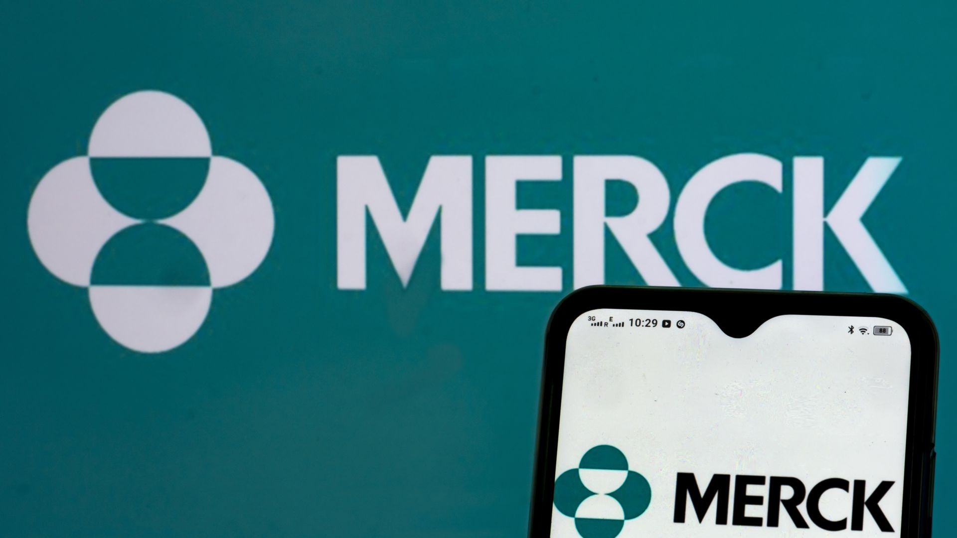Merck's logo.