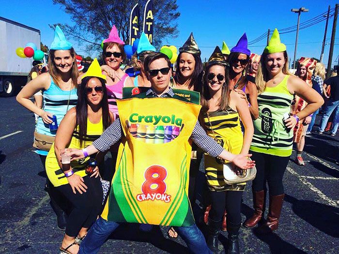 crayon group costume