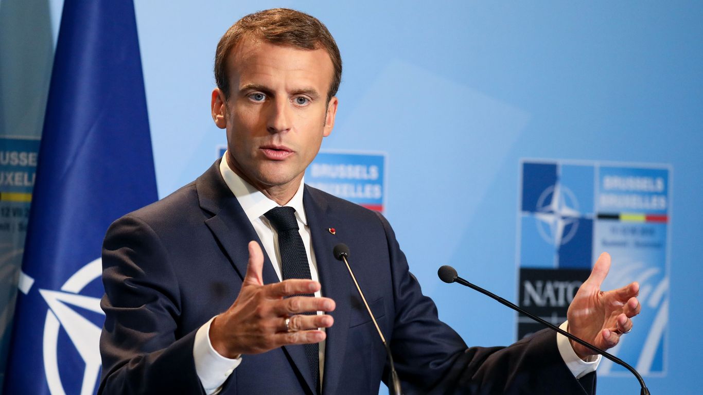 Emmanuel Macron Refutes Donald Trump On NATO Defense Spending Goals