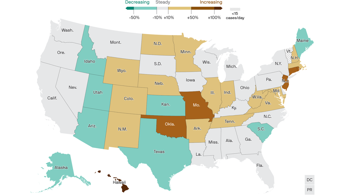 Coronavirus cases are starting to decline, but deaths are rising