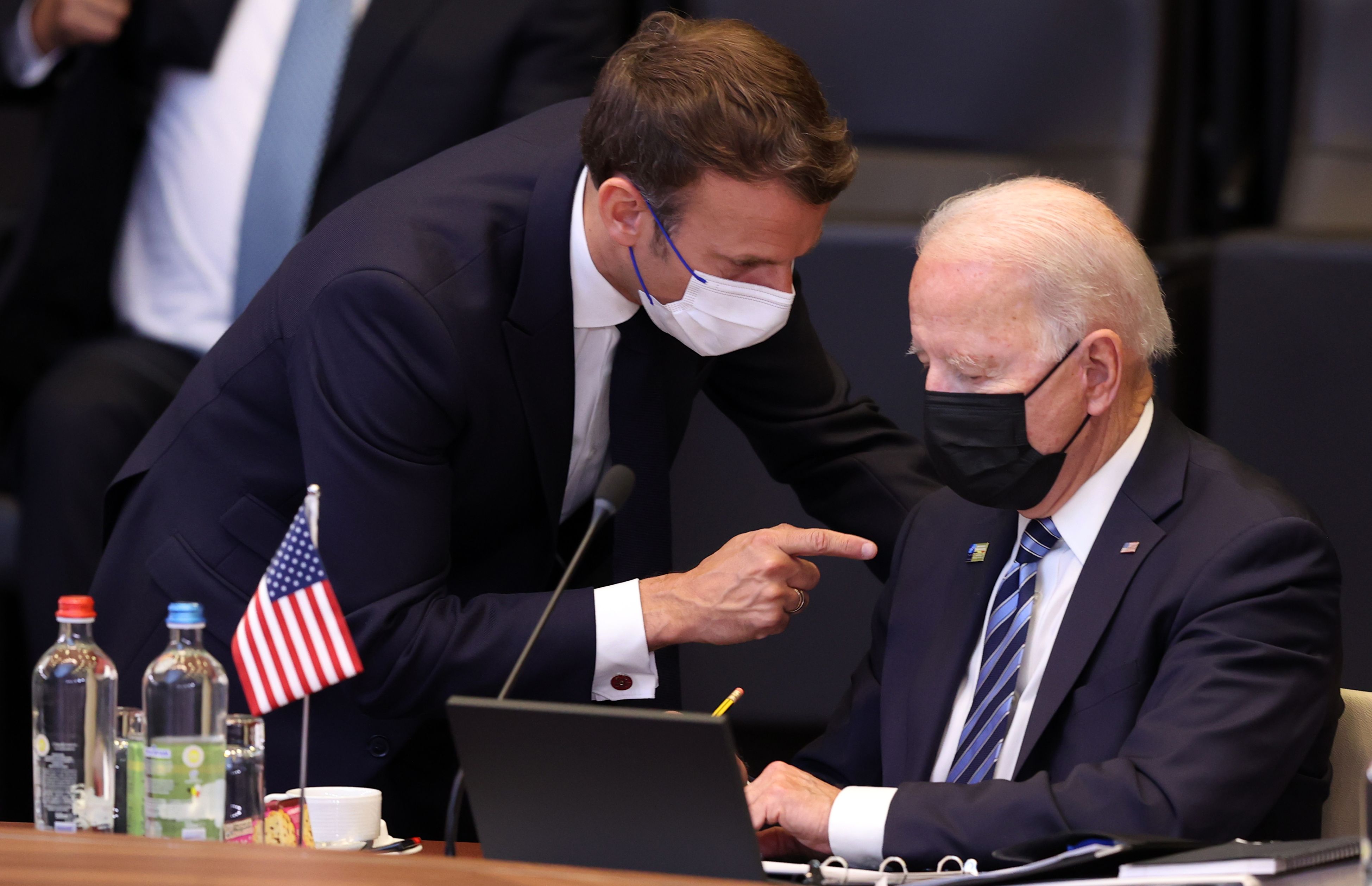 Biden and Macron