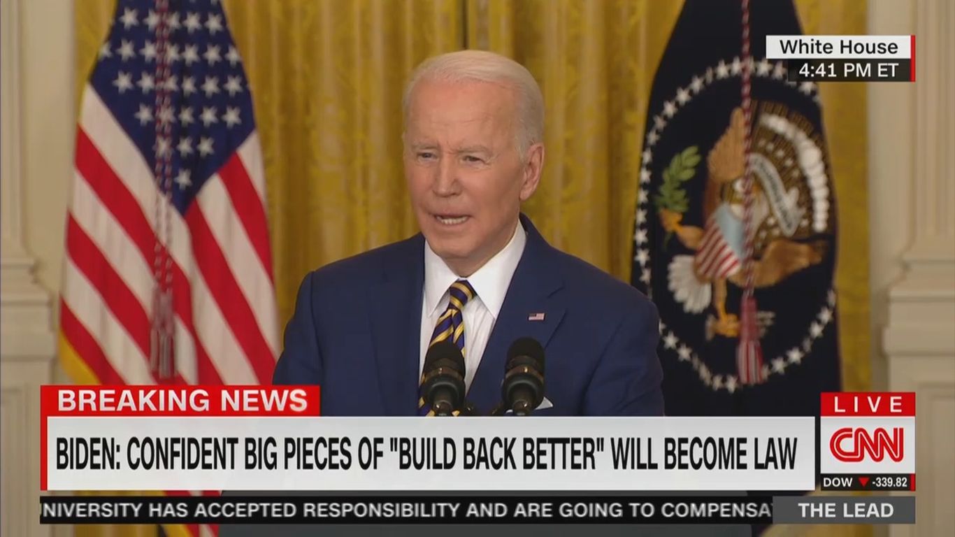 Biden: We Can Still Pass "big Chunks" Of $1.75 Trillion Spending Plan