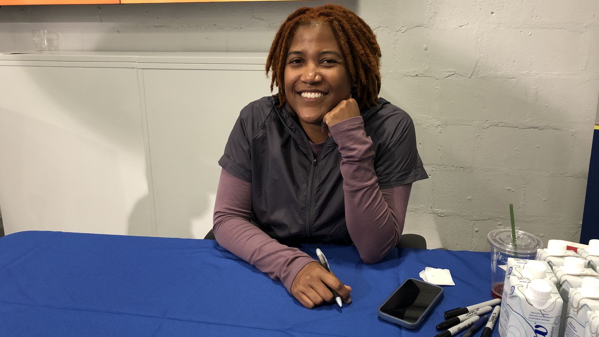 Alison Désir at her book event in New York City. Photo: Keldy Ortiz/Axios