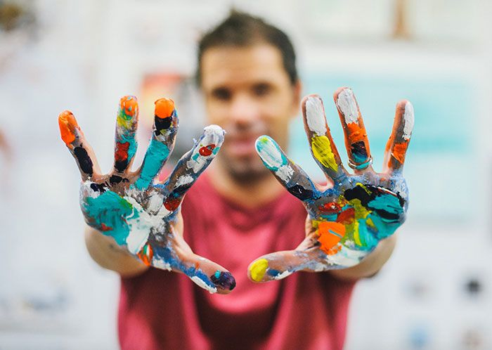 kent youngstrom paint hands