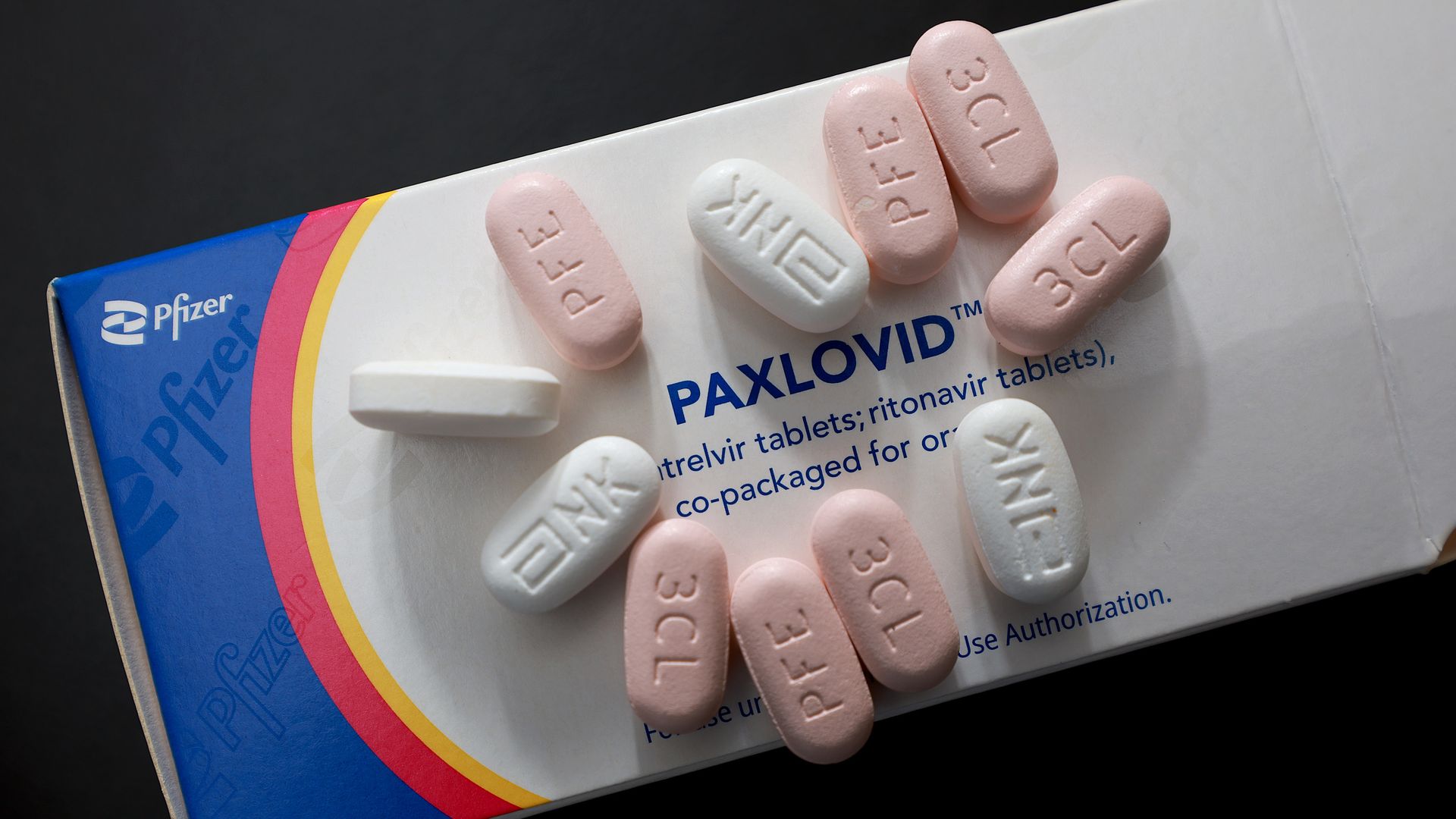 A box of Paxlovid.