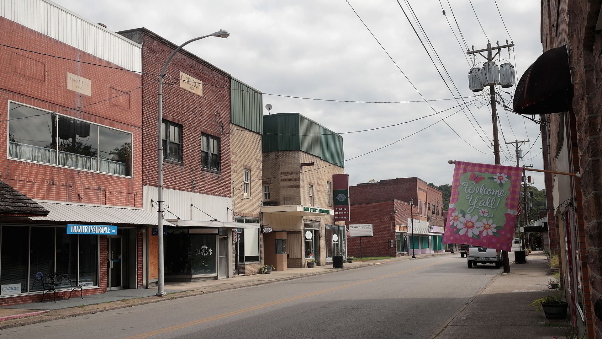 downtown of Cumberland, Kentucky