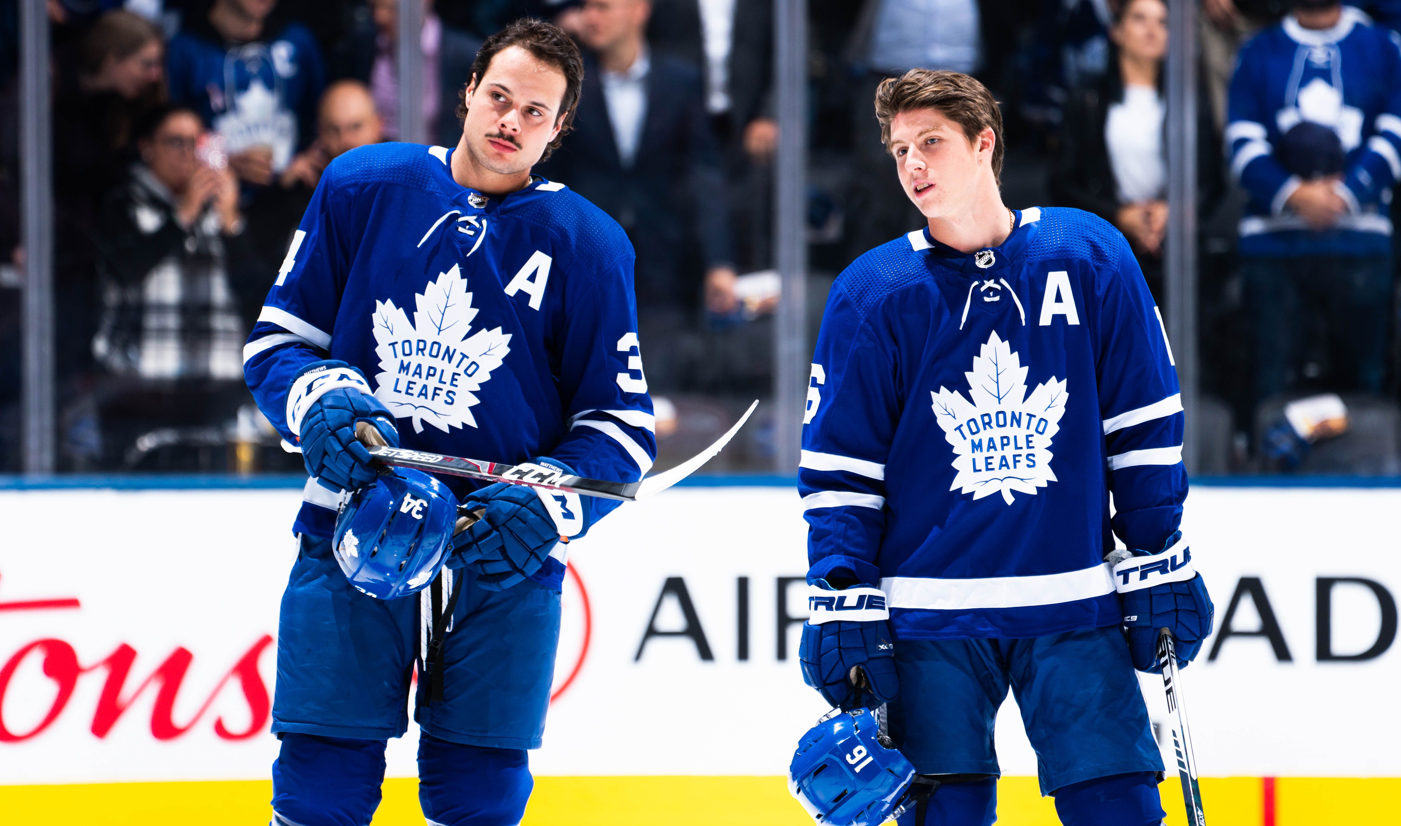 Auston Matthews and Mitch Marner