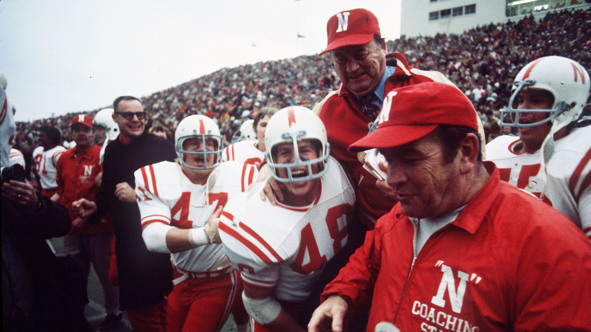 Nebraska celebrating