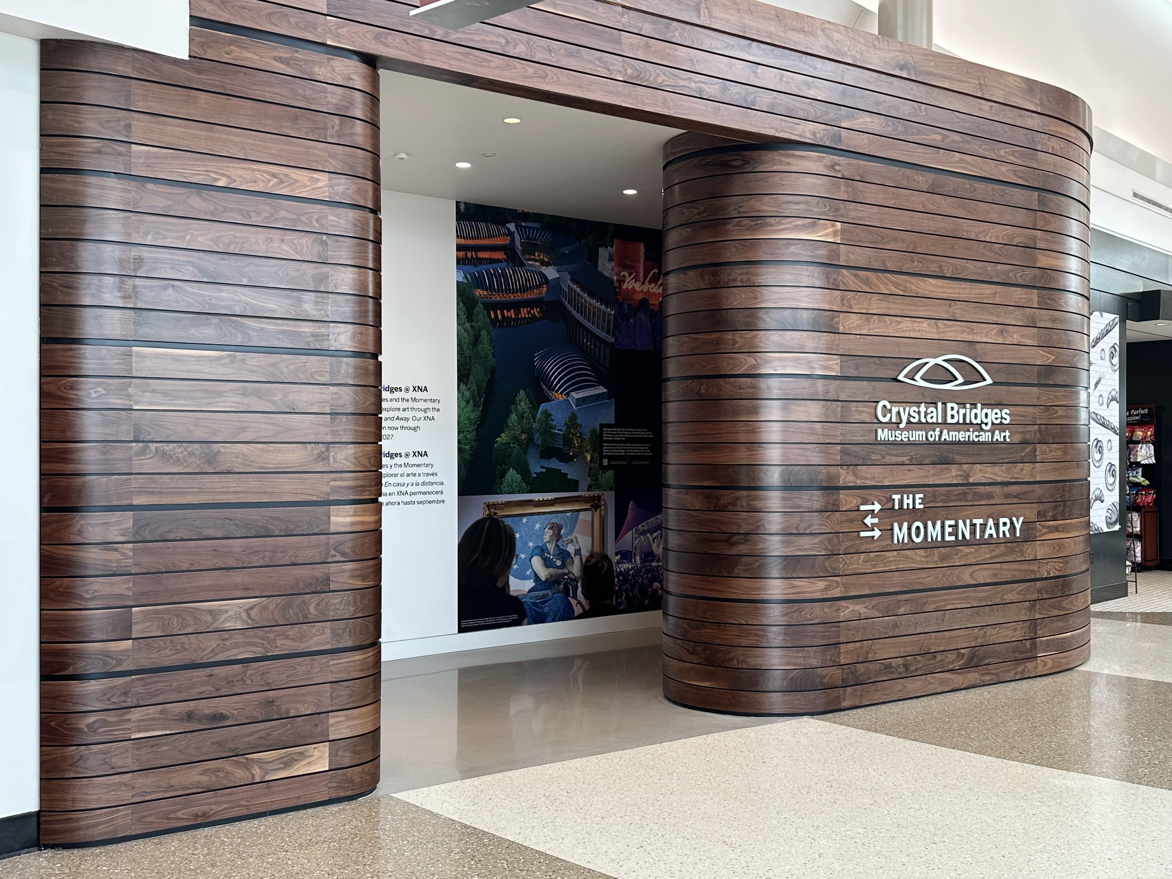 photo outside the museum at XNA