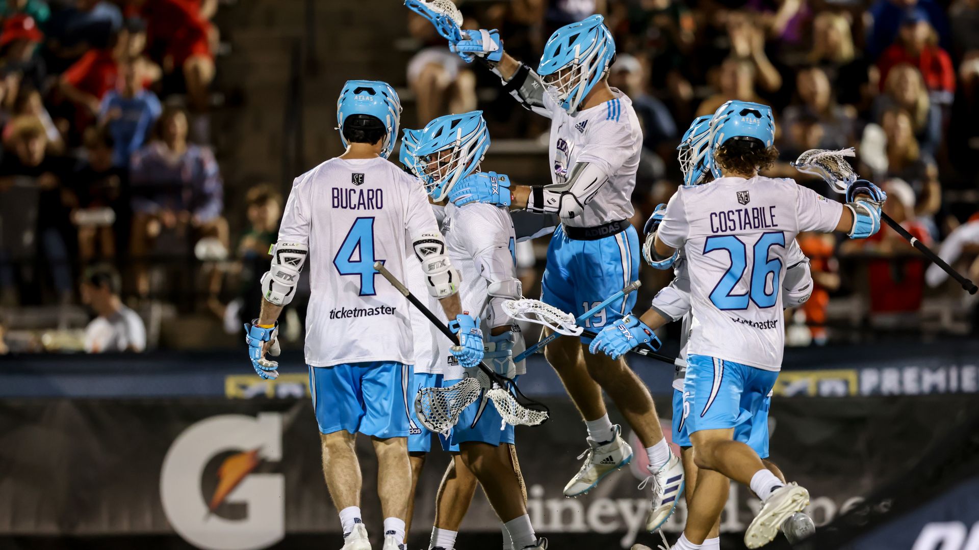 Atlas players celebrating