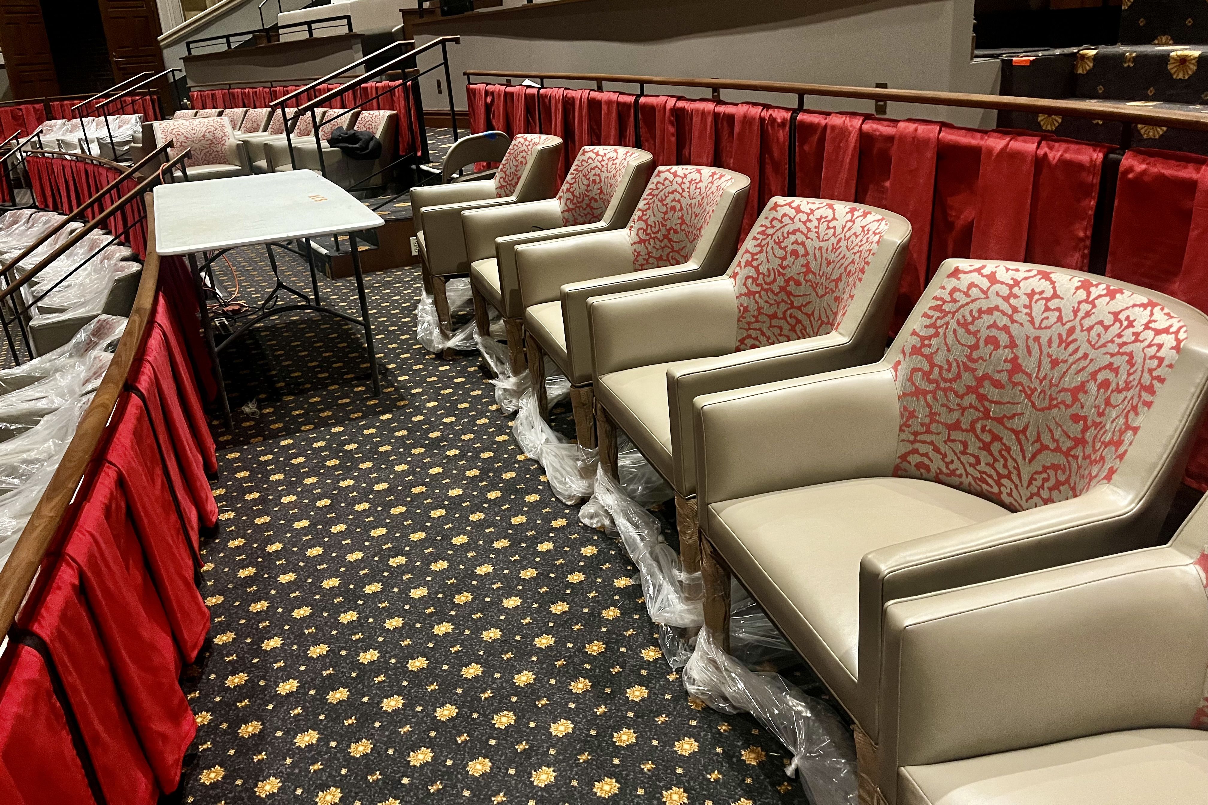 Chairs in a theatre