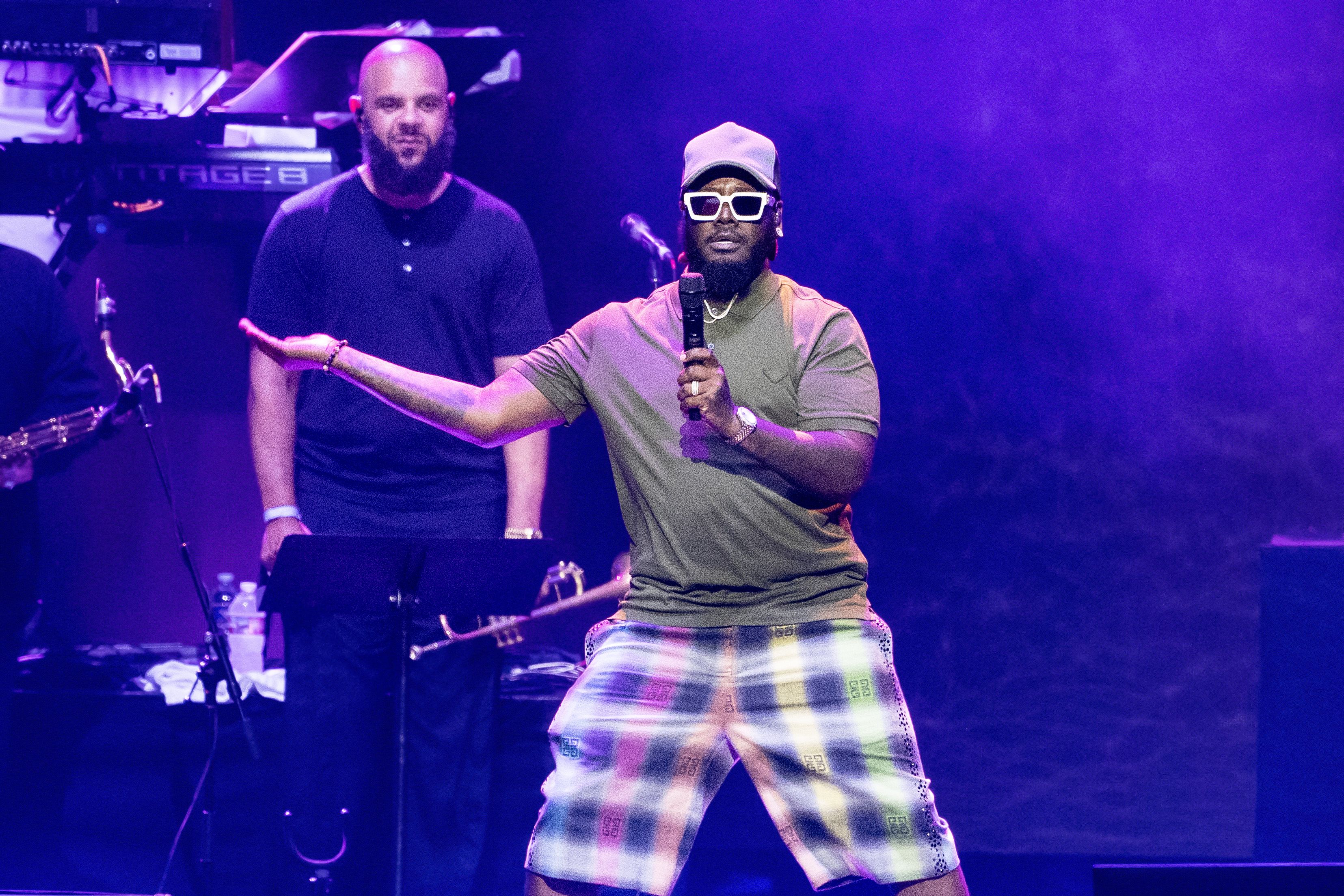 T-Pain performs during Essence.