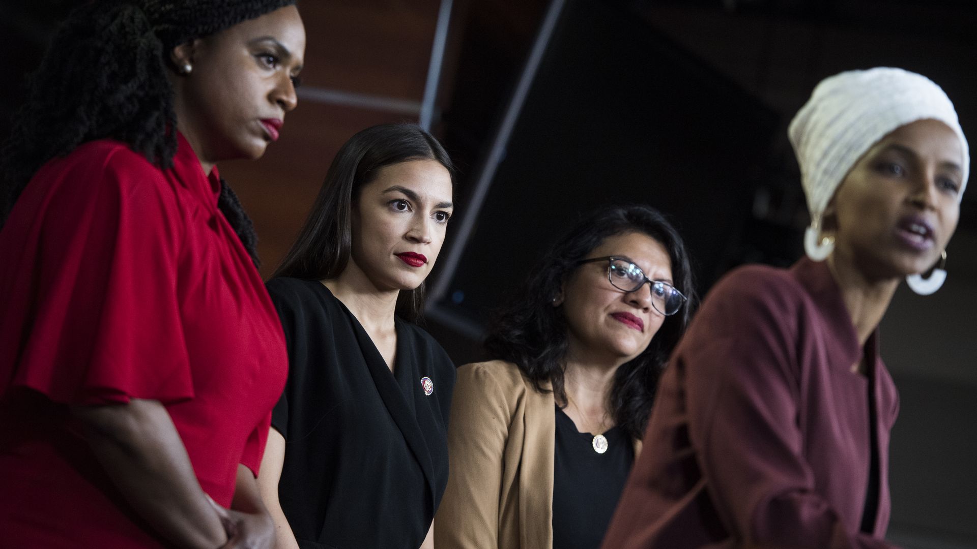Ayanna Pressley, AOC, Rashida Tlaib and Ilhan Omar