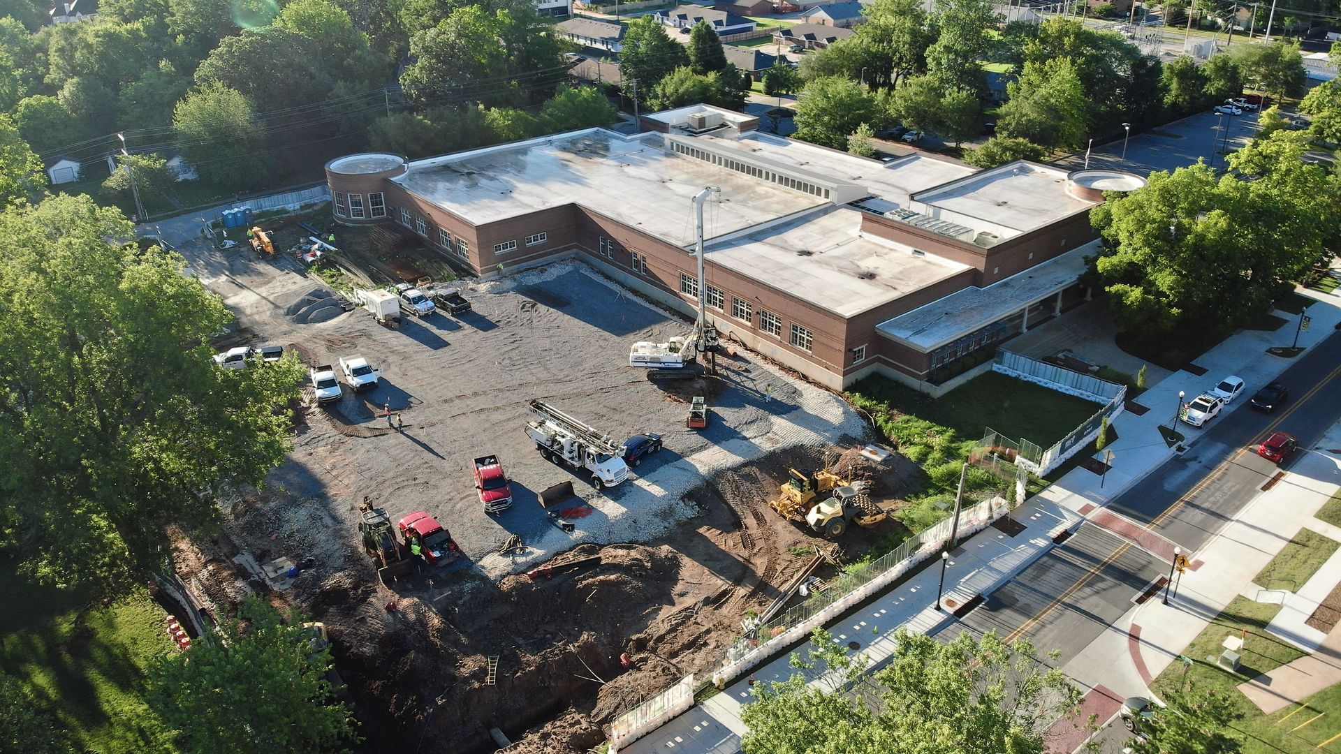 Bentonville library construction in full swing - Axios NW Arkansas