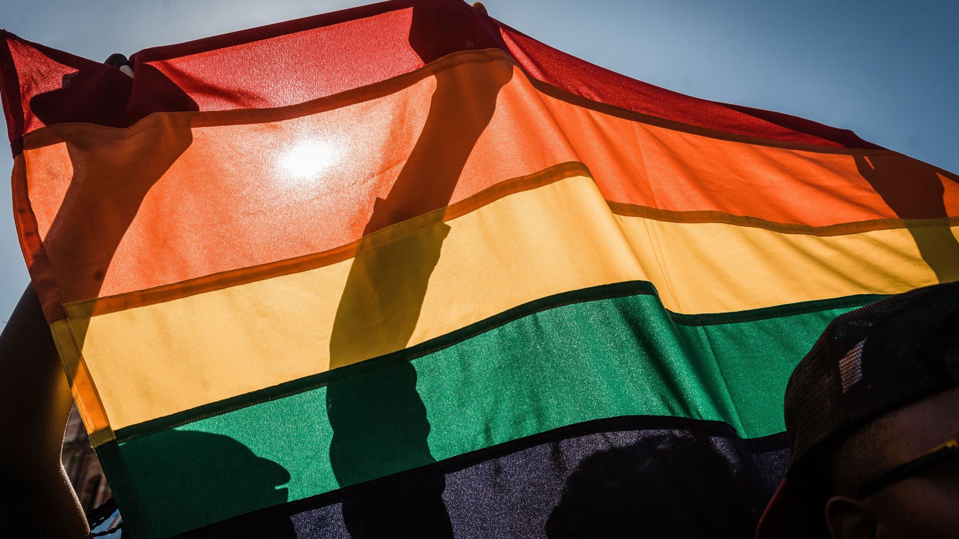Gay pride flag. Photo: RAJESH JANTILAL/AFP/Getty Images