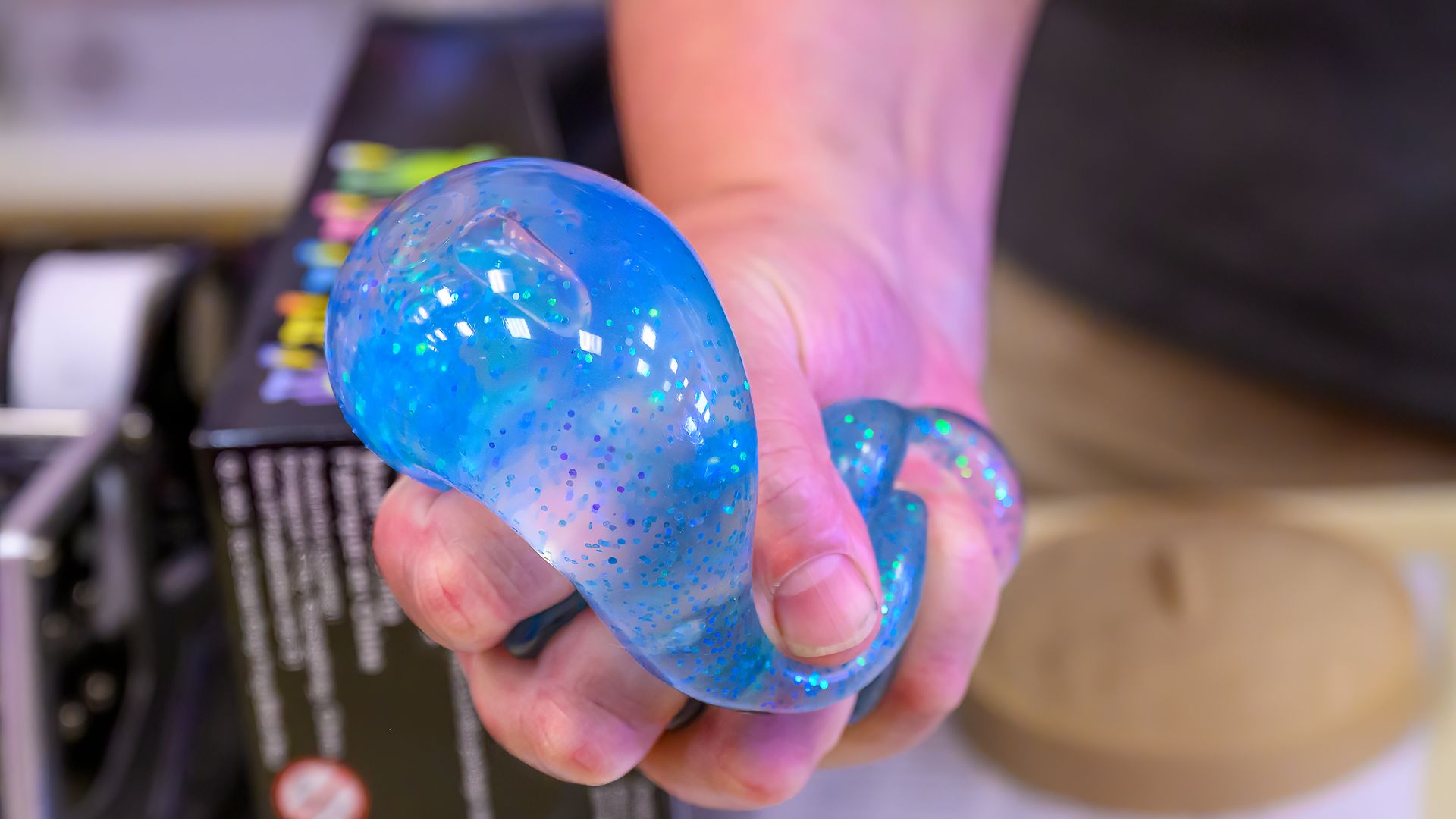 A photo of a NeeDoh toy.