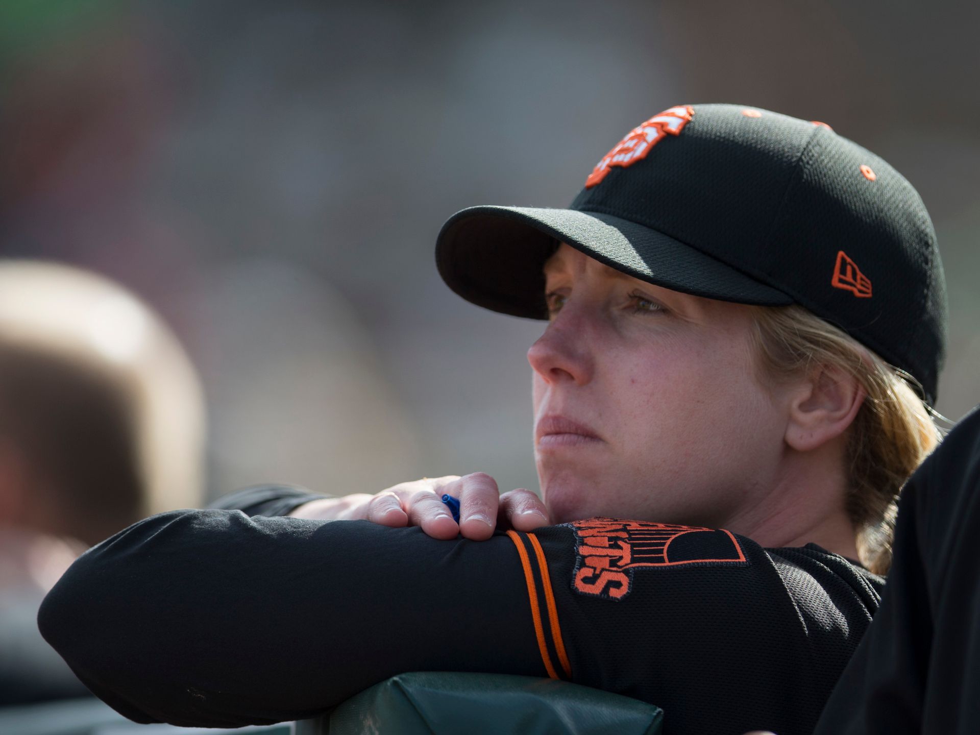 Alyssa Nakken of the San Francisco Giants makes history, becomes first  woman to coach on-field in Major League Baseball
